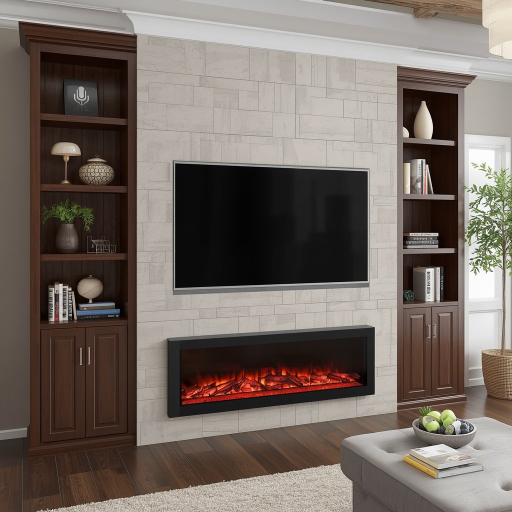 Fireplace TV Wall