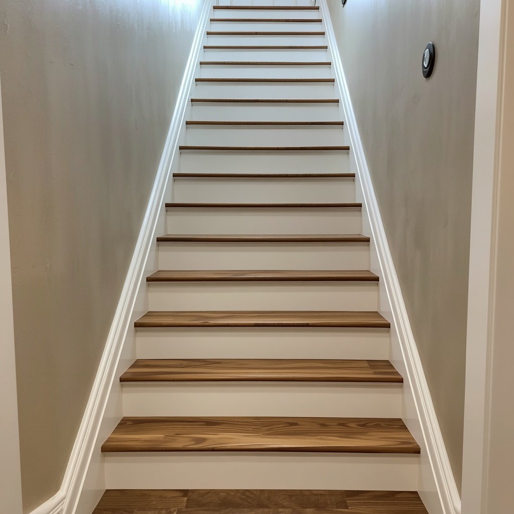 Upgraded Staircase Finish